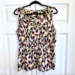 Banana Republic Sleeveless Peplum Top